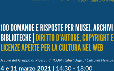 Copyright e licenze aperte per la cultura nel web