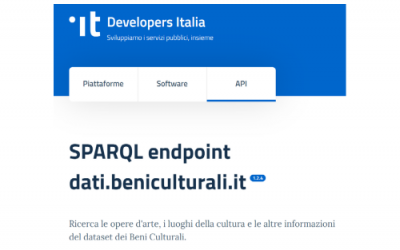 I linked open data dell’ICCD su Developers Italia